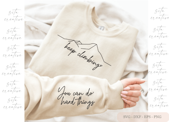Reviewing Keep Climbing SVG for Embroidery Projects
