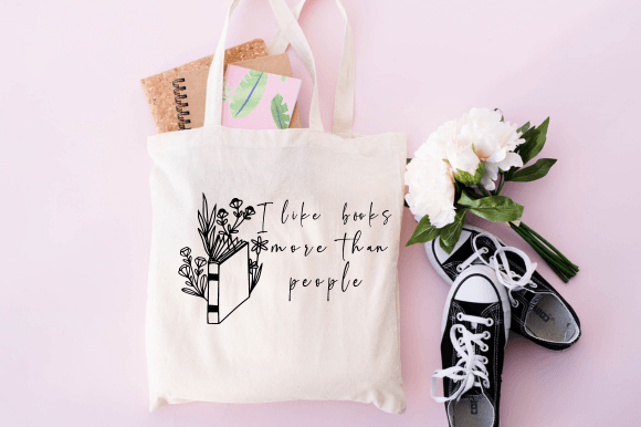 Reviewing the I Like Books More Than People SVG for Embroidery