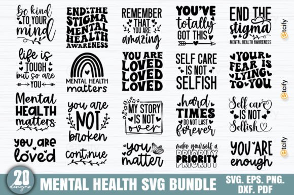 Reviewing the Mental Health Quotes SVG Bundle for Embroidery