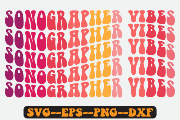 Reviewing the Sonographer Vibes Quote Retro SVG Design