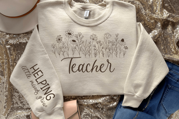 Reviewing the Teacher Wildflower SVG for Embroidery